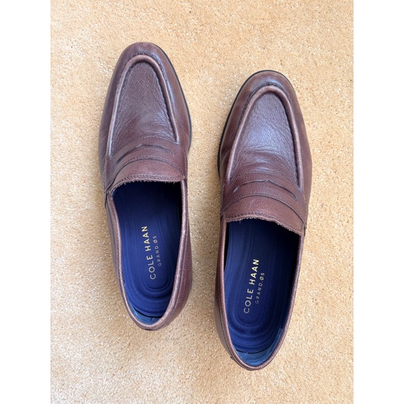 Cole Haan Mens Brown Leather Penny‎ Loafer Dress Shoes Grand.OS 8.5 Preppy main image 9